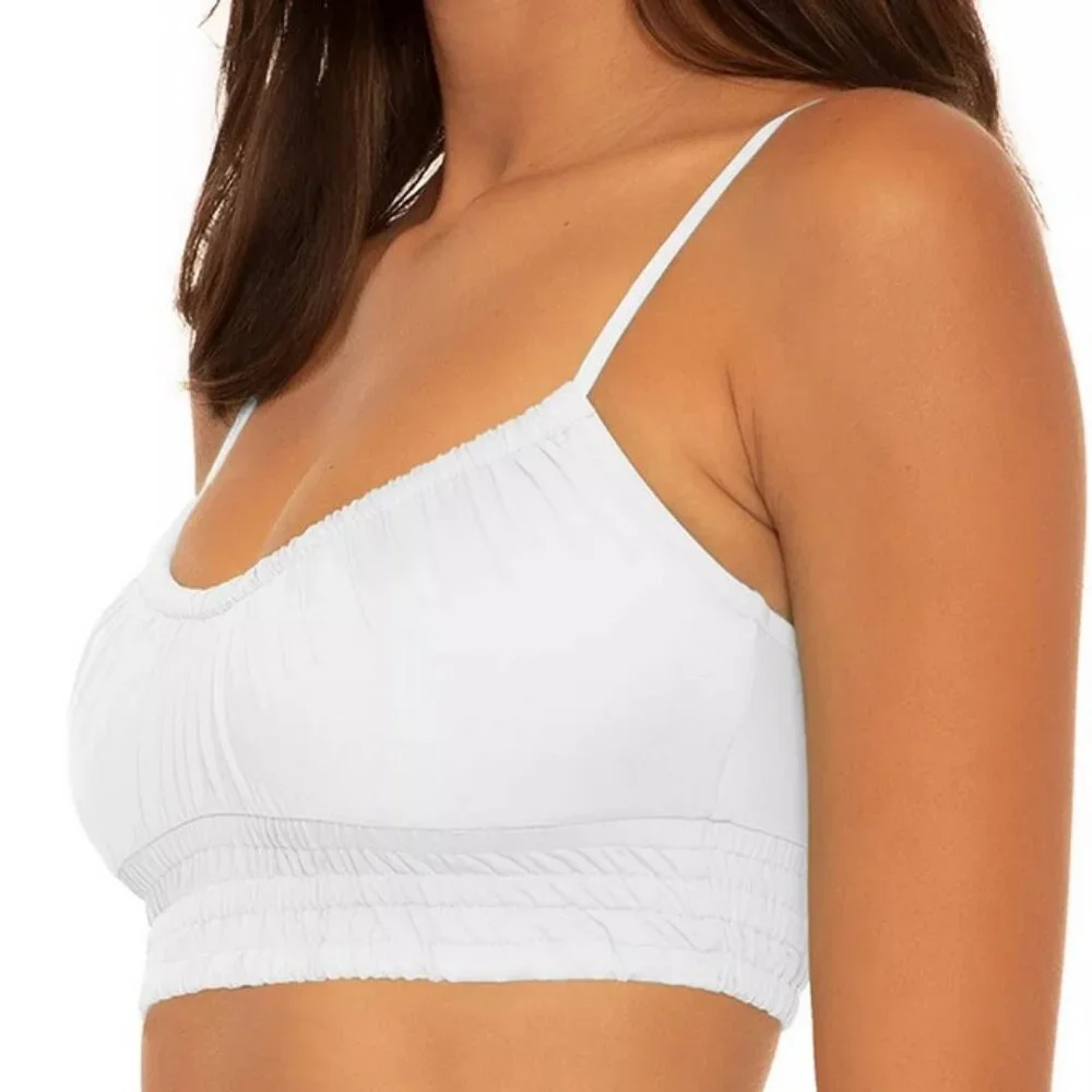 Becca Color Code Smocked Cami Bikini Top - Picture 10 of 10